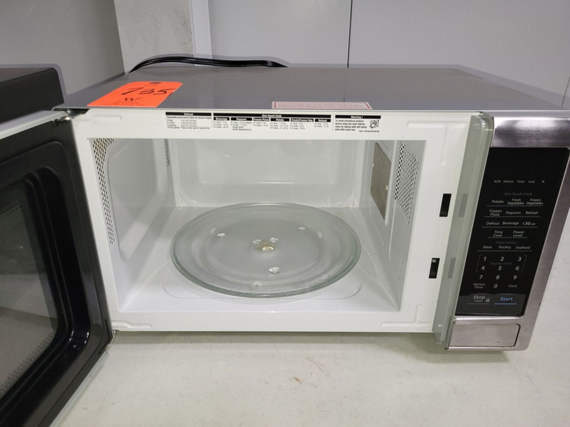 Sharp Carousel Model SMC1132CS Microwave Oven, S/N: D080770800 (2020); 120-Volt - Image 2 of 2