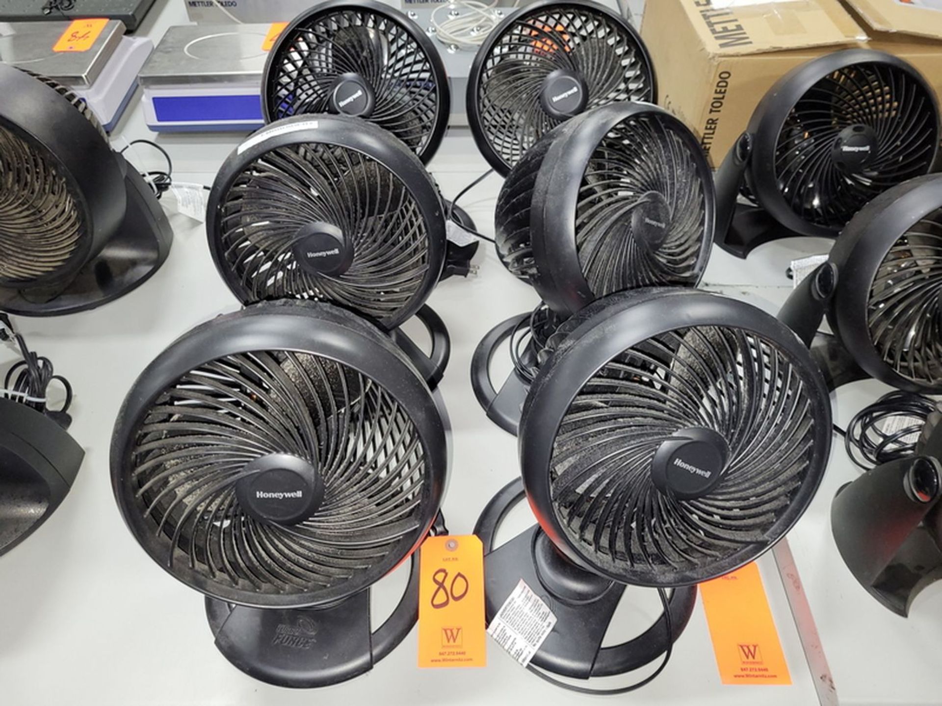 Lot - (6) Honeywell Electric Room Fans;