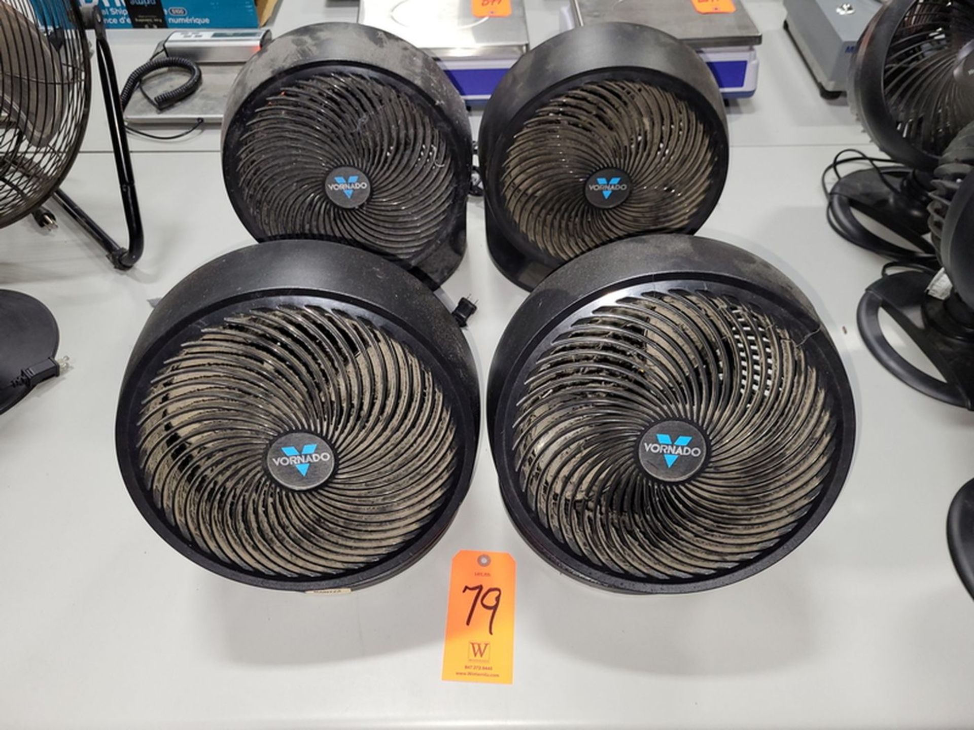 Lot - (4) Vornado Electric Room Fans;