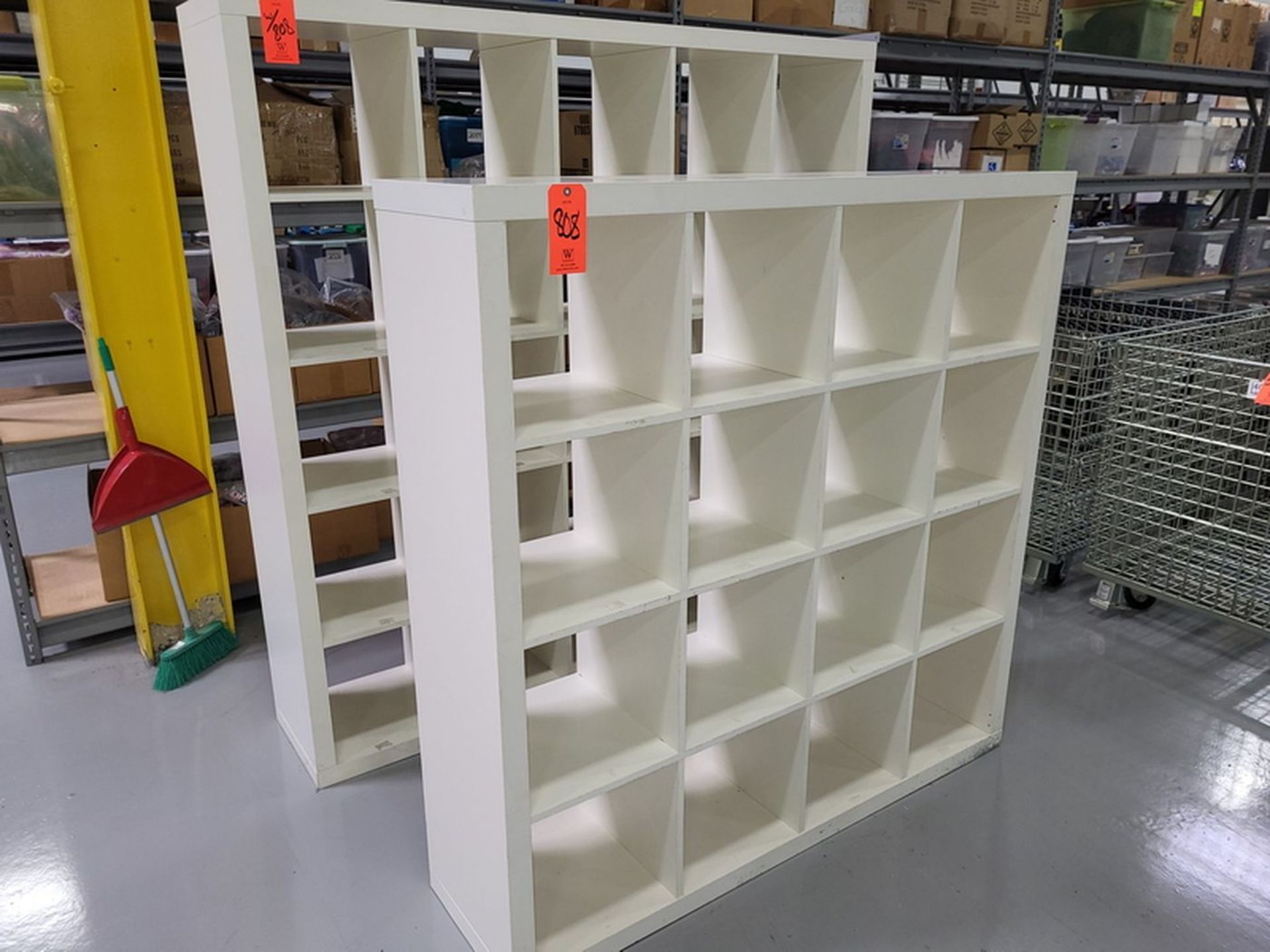 Lot - (2) Sections of Shelving