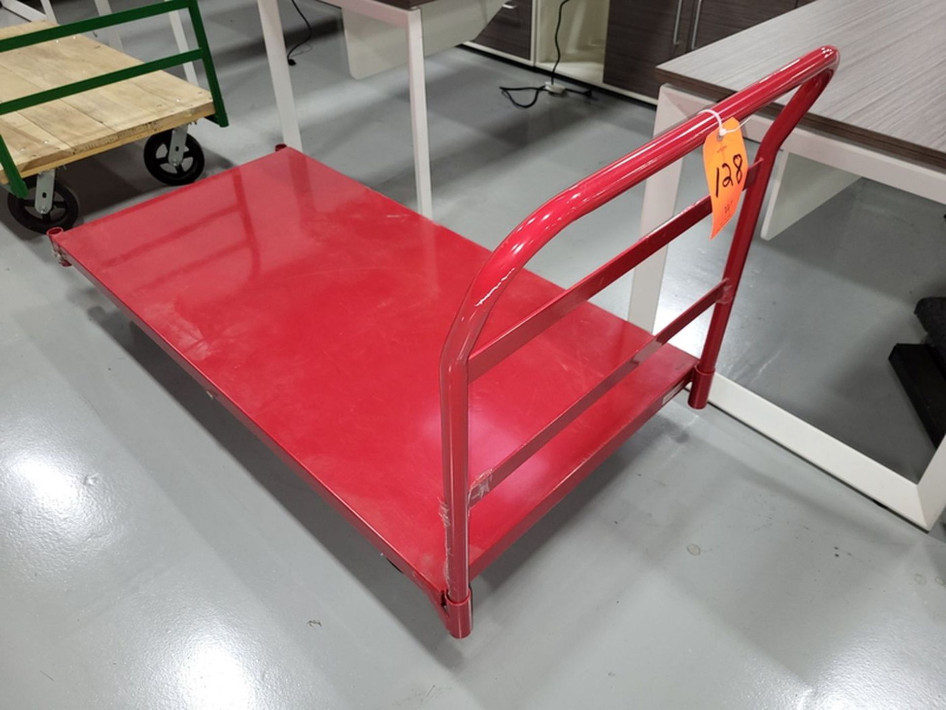 Uline Steel Platform Truck; 30 in. x 60 in., Red