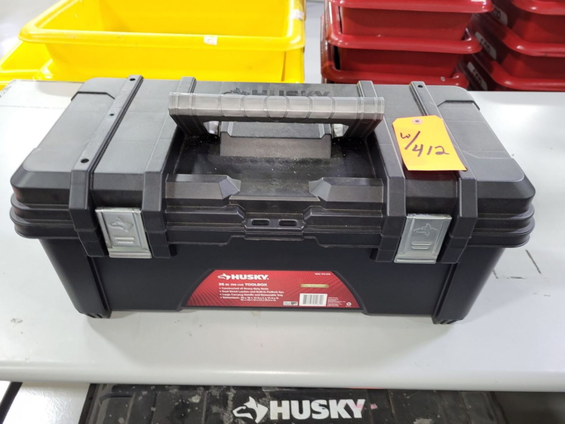 Lot - (3) Assorted Husky Heavy Duty Poly Rolling Cases; - Image 3 of 8
