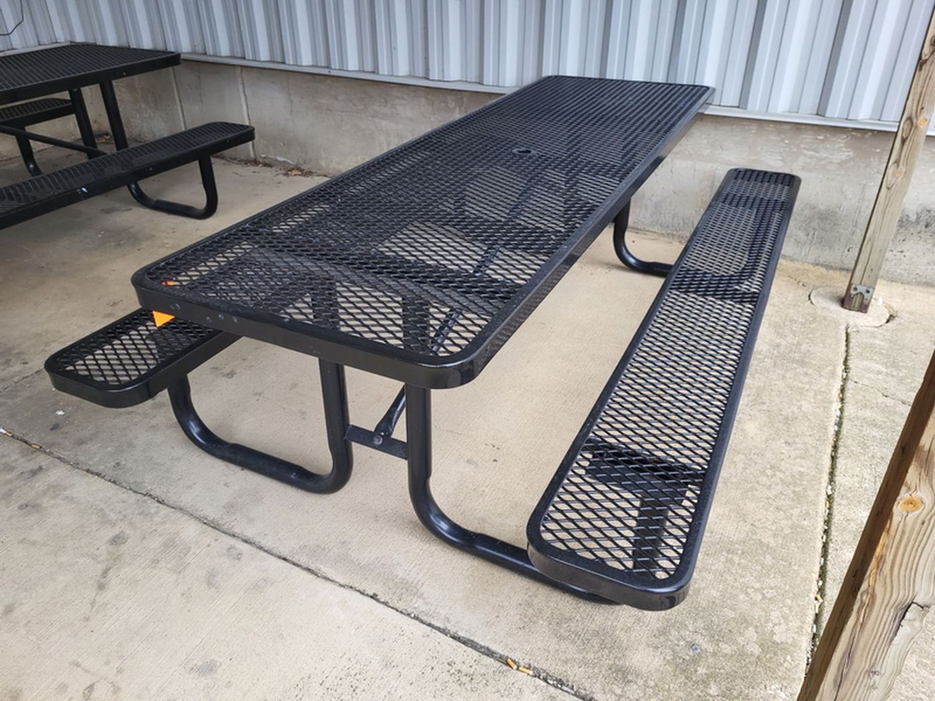 Outdoor Picnic Table; Plastic Coated Steel, 30 in. x 96 in. - Image 2 of 2