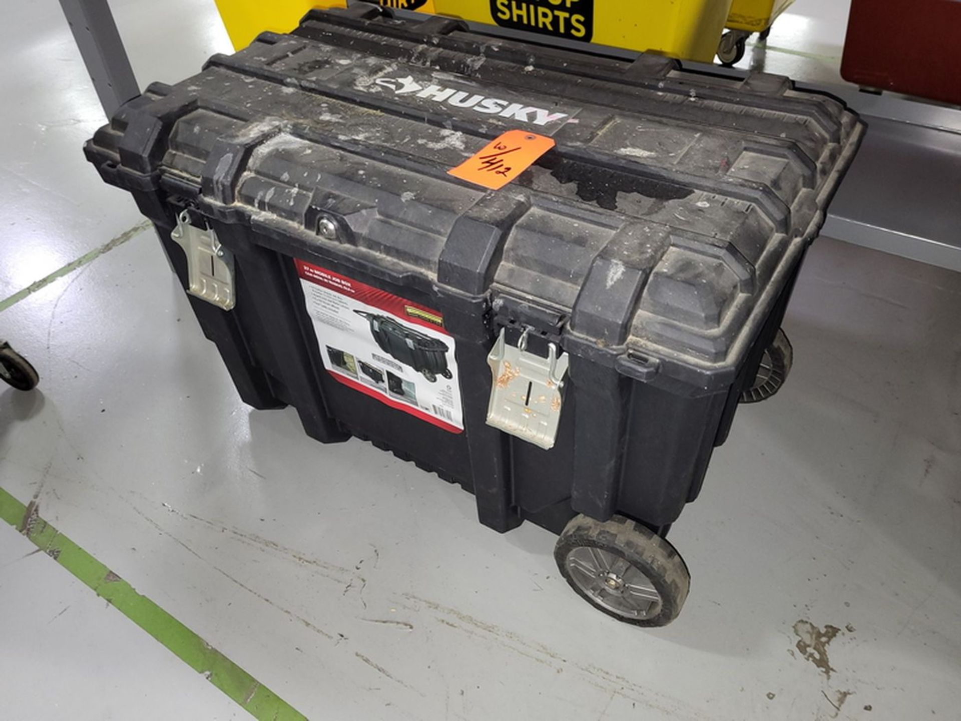 Lot - (3) Assorted Husky Heavy Duty Poly Rolling Cases; - Image 2 of 8