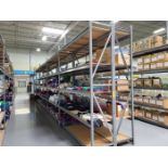 Lot - (10) Sections of Light Duty Shelving, to Include: (12) Uprights, 5-Tier with (100) Cross