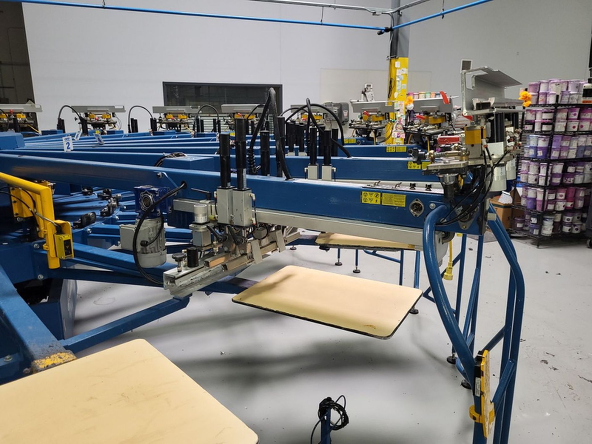 M & R Gauntlet III 20-Station 18-Color Model GT35520182036A Automatic Screen Printing Press, S/N: - Image 4 of 4
