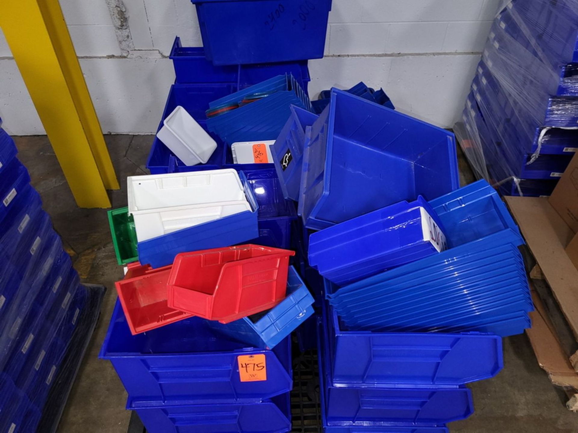 Lot - Assorted Plastic Bin; on (3) Pallets - Image 2 of 3