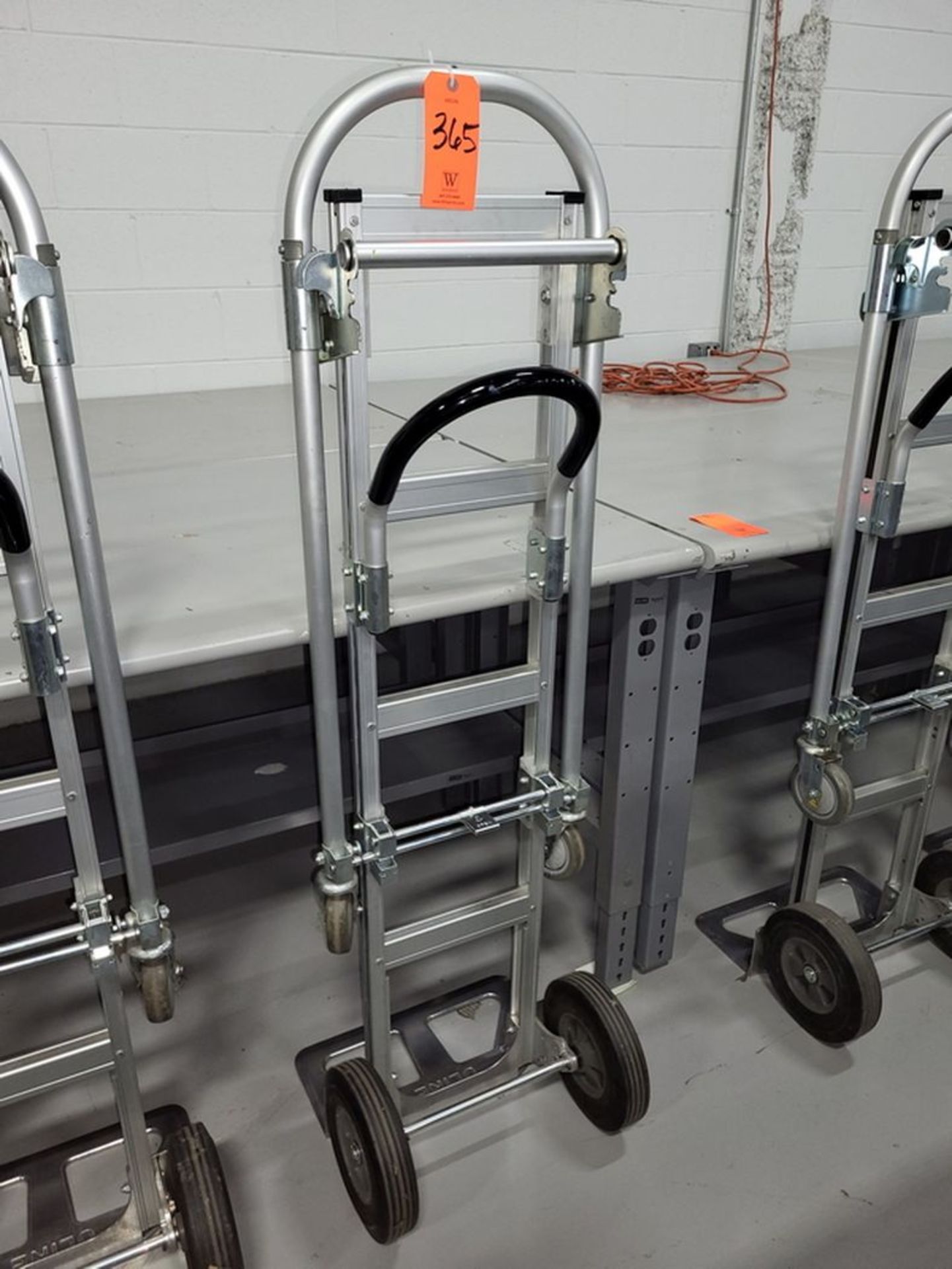 Uline Model H-1363 Convertible Hand Truck; 500 lb. Hand Truck/800 lb. Platform Load Capacities,