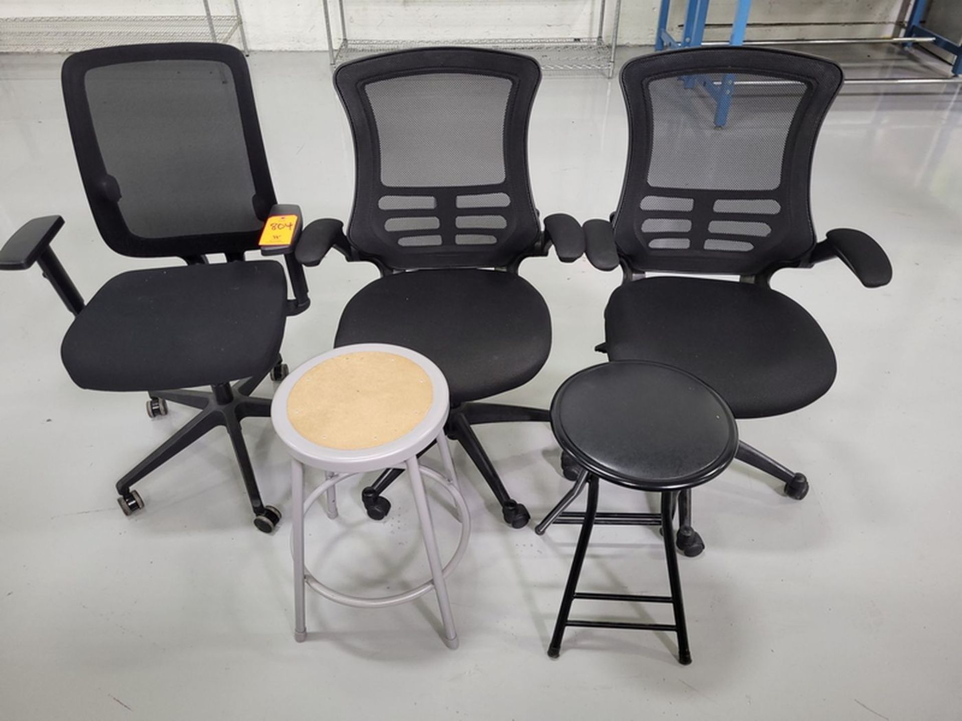 Lot - Assorted Chairs & Stools (5-Pieces)