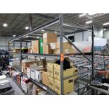 Lot - (2) Sections Light Duty Adjustable Shelving; 8 ft. wide x 48 in. deep x 8 ft. high, Steel Wire