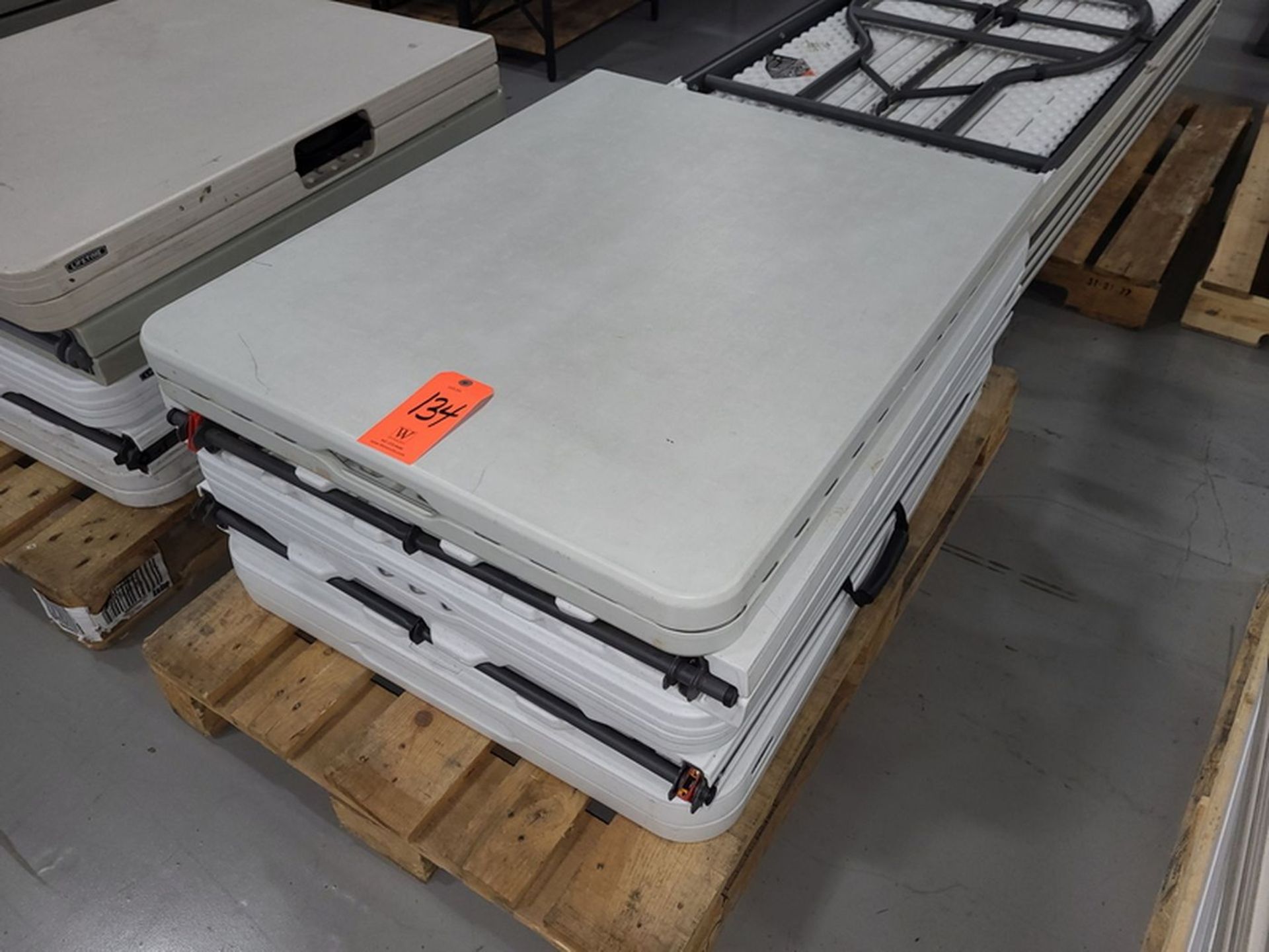 Lot - (5) Poly Folding Tables; 30 in. x 60 in.
