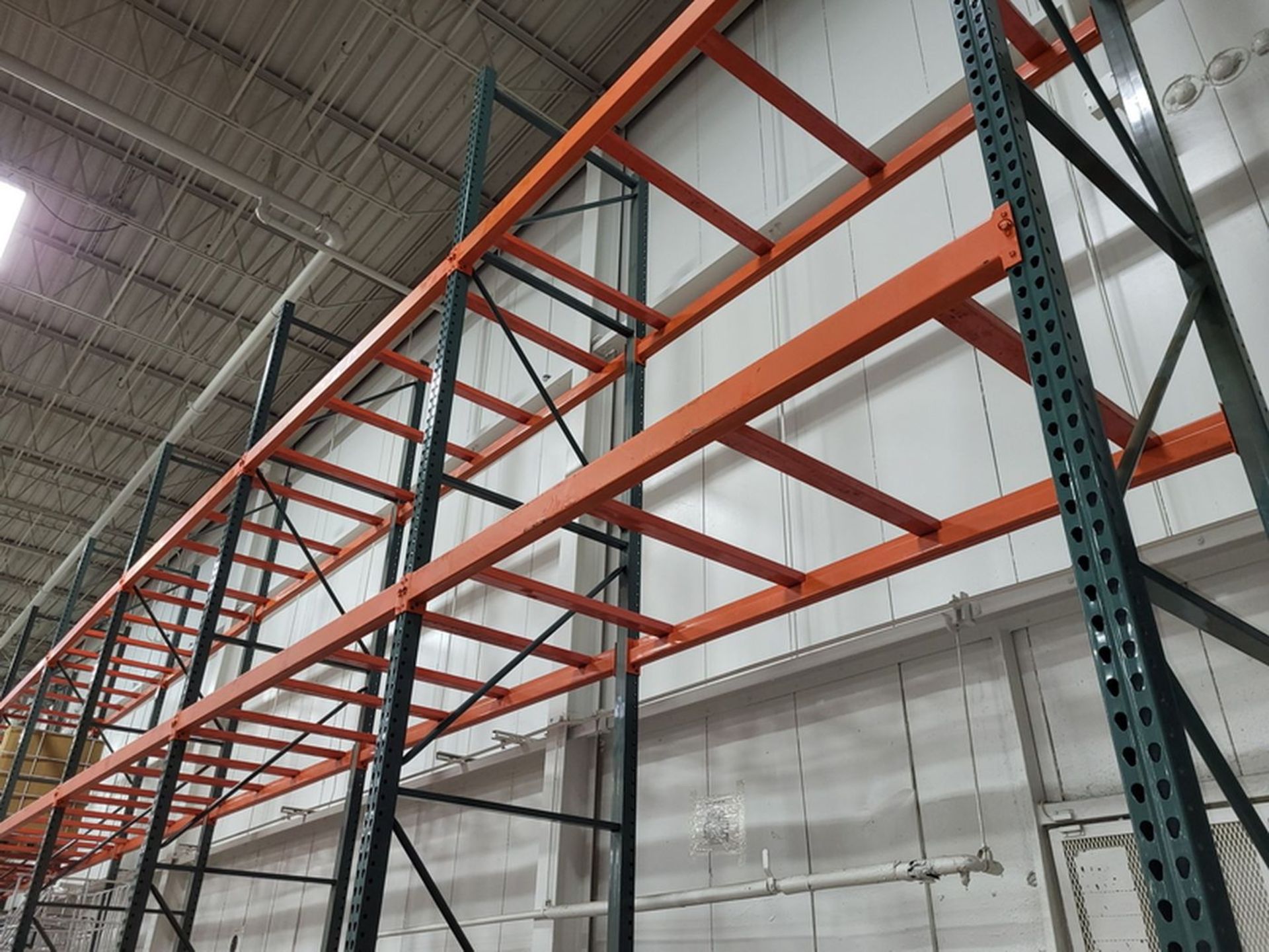 Lot - (6) Sections of Heavy Duty Adjustable Pallet Racking; 8 ft. wide x 42 in. deep x 22 ft. - Image 2 of 2