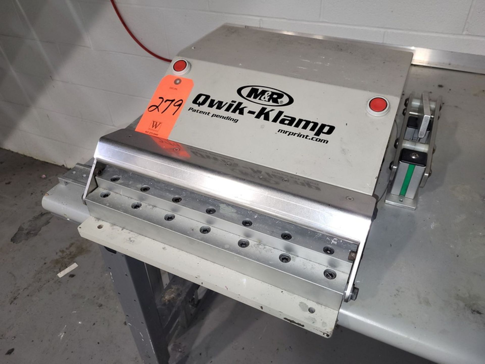 M & R Qwik-Klamp Model QK4/22 Bench-Top Modular Squeegee Holder Clamping System, S/N: 353722247Q ( - Image 2 of 3