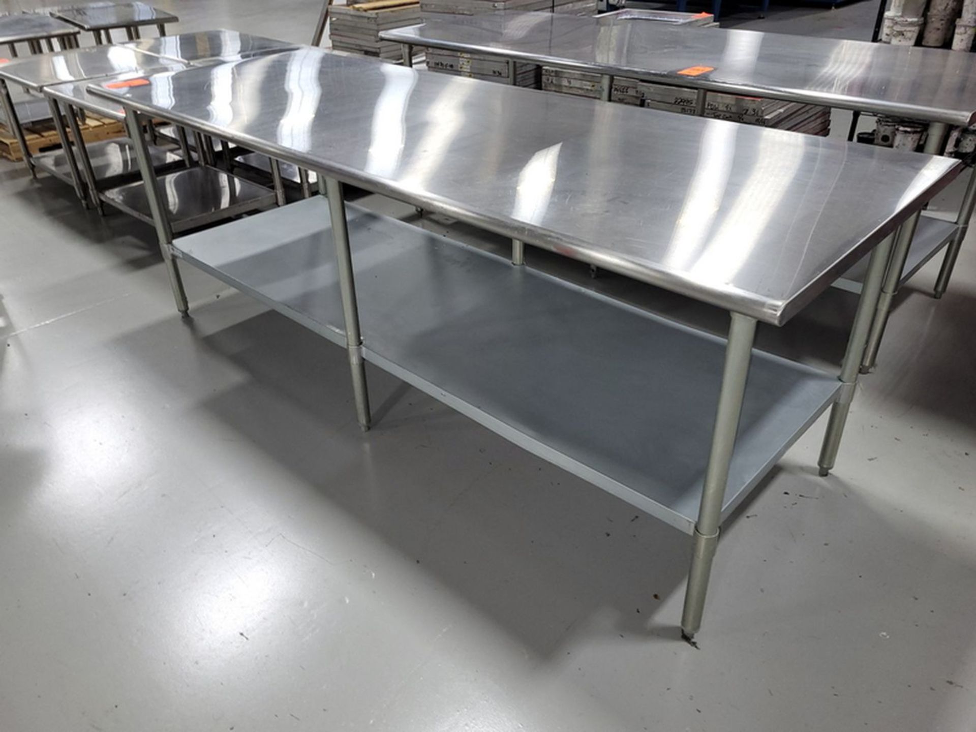 Stainless Steel Table; 8 ft. l x 36 in. d x 35 in. high - Image 2 of 2