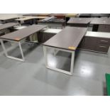 Lot - (2) L-Shaped Desk Units;
