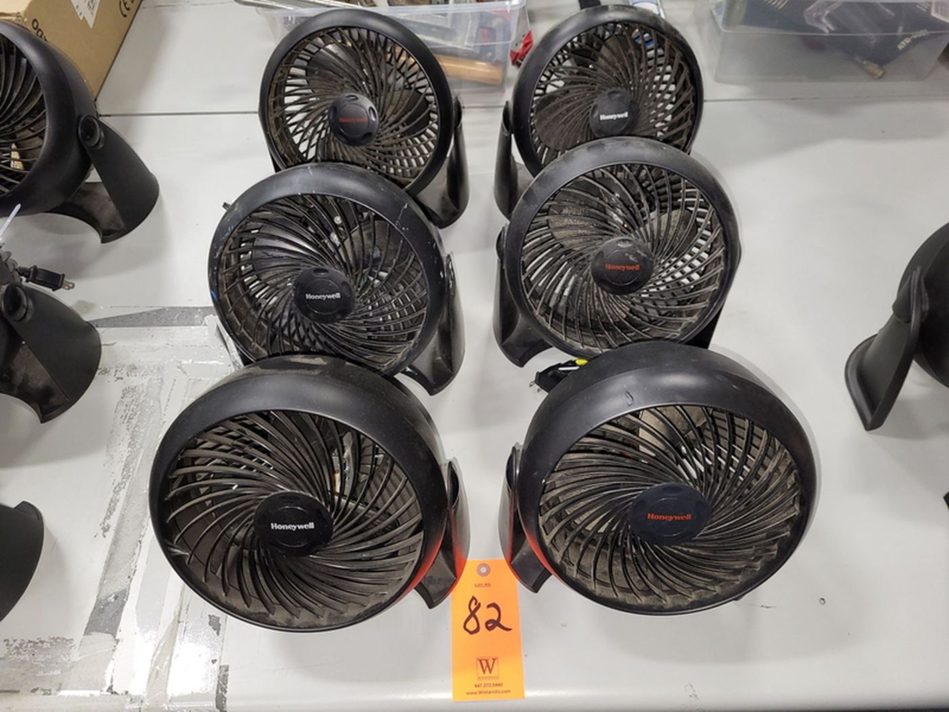 Lot - (6) Honeywell Electric Room Fans;
