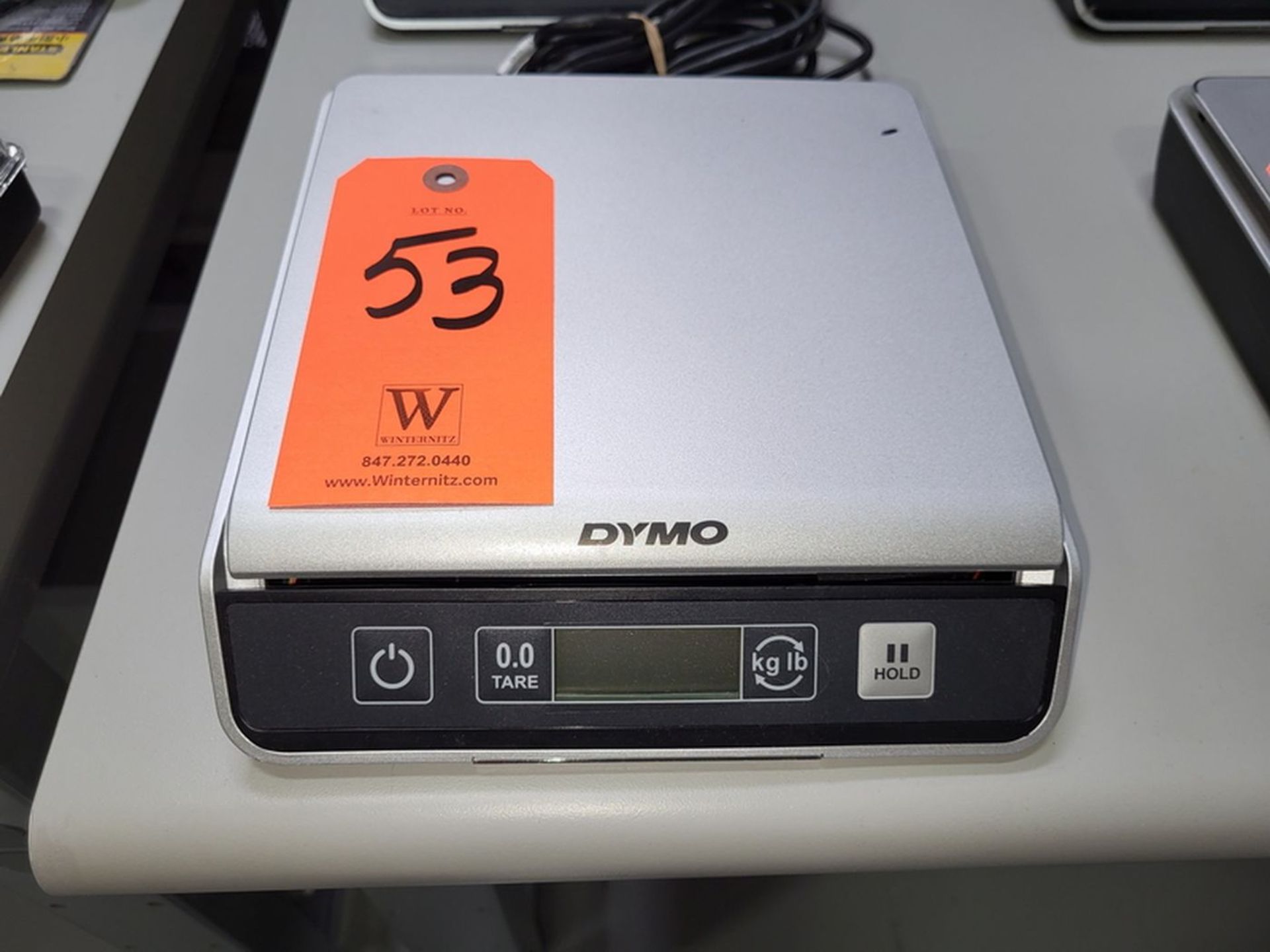 Dymo 25 lb. Cap. Model M25-US Bench-Top Digital Scale; Battery Operated