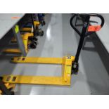 Uline 5,500 lb. Cap. Model H-1043 Hand Pallet Truck, S/N: 512097 (2019); 48 x 27, Yellow Color