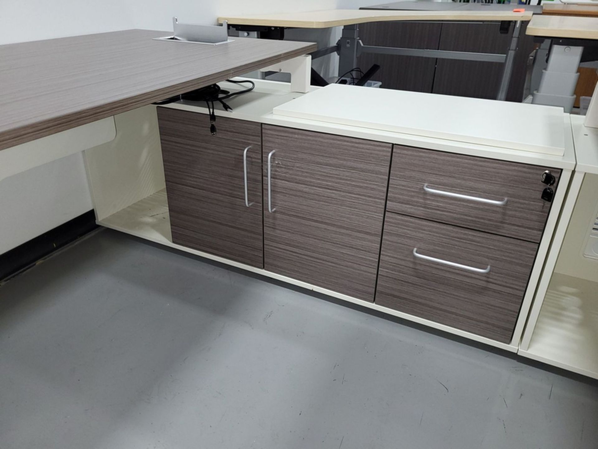 Lot - (2) L-Shaped Desk Units; - Image 2 of 2