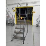 Garlin 300 lb. Cap. 7-Step Rolling Safety Ladder;