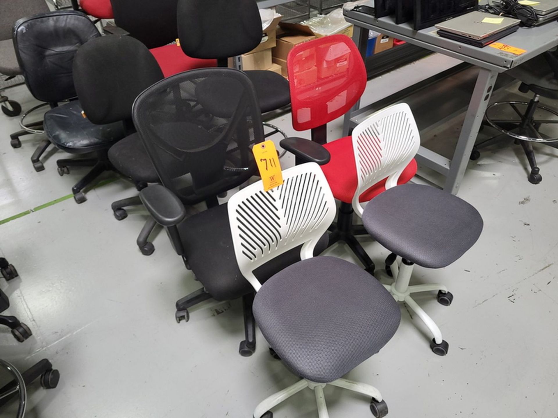 Lot - (12) Assorted Swivel Chairs;