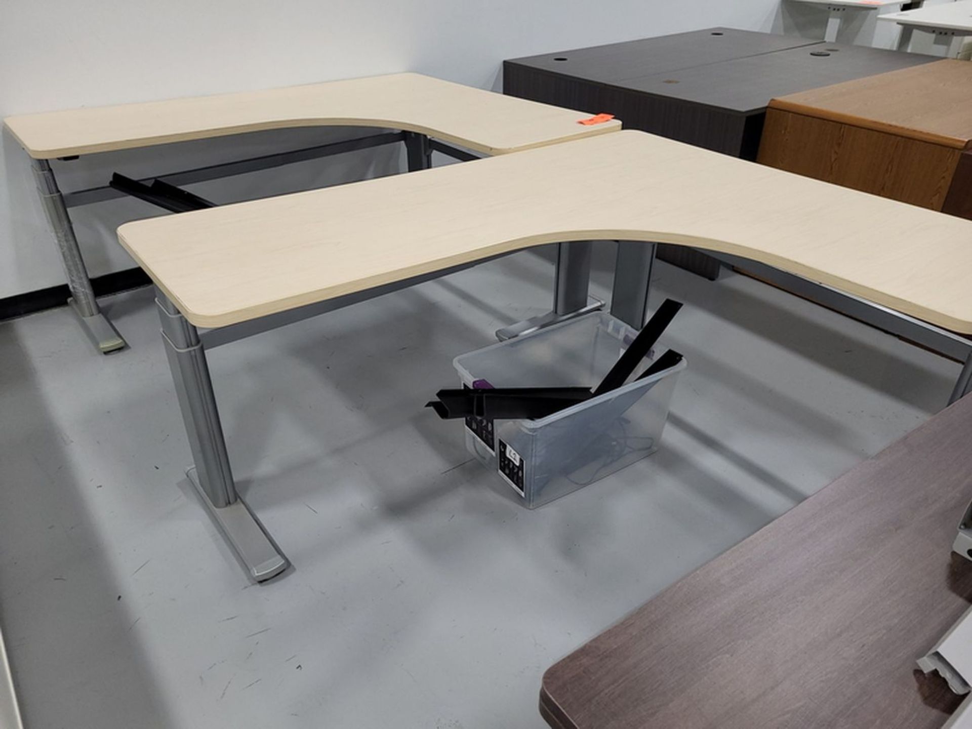 Lot - (3) Assorted L-Shaped Desks; - Image 2 of 4