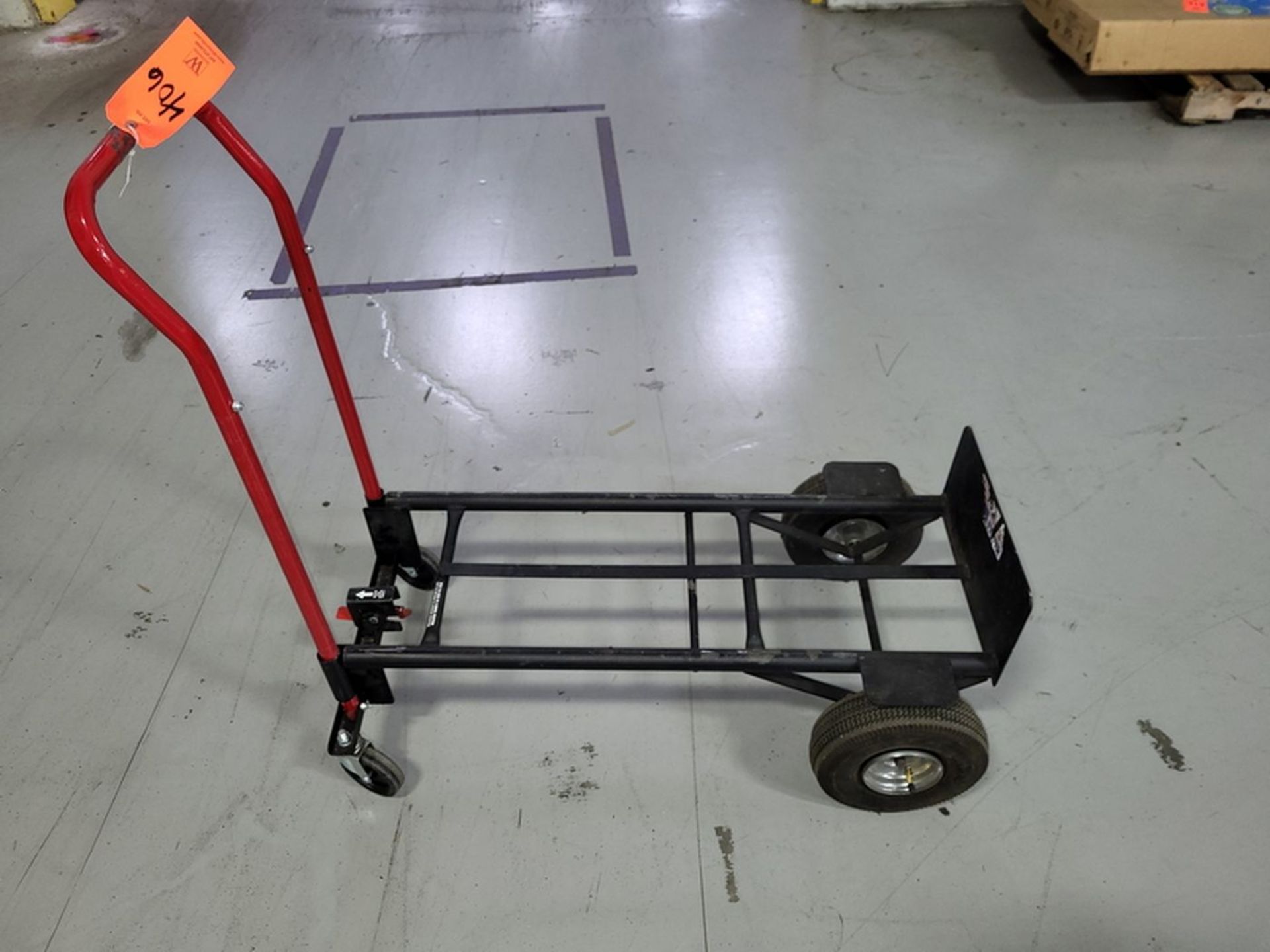 Milwaukee Convertible Hand Truck; Pneumatic Wheels