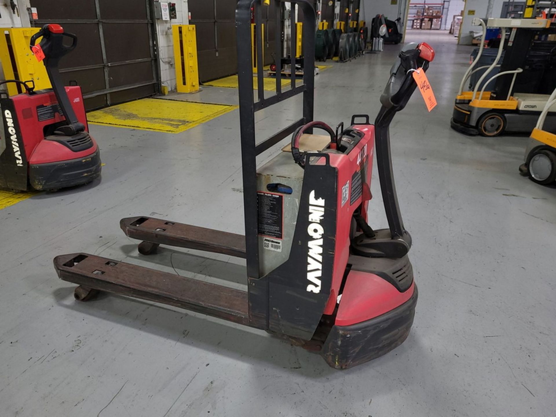 Raymond 4,500 lb. Cap. Model 8210 Electric Pallet Jack, S/N: 821-17-18285; 24-Volt (I.D.: 44120),