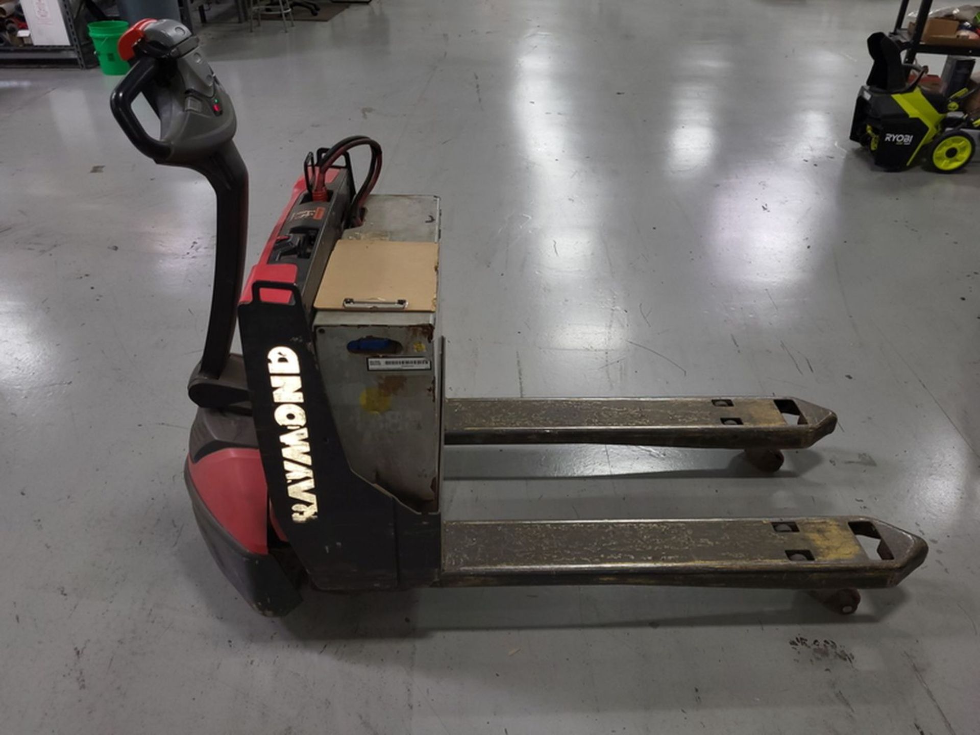 Raymond 4,500 lb. Cap. (approx.) Model 8210 Electric Pallet Jack, S/N: 821-17-18289(?); 24-Volt,