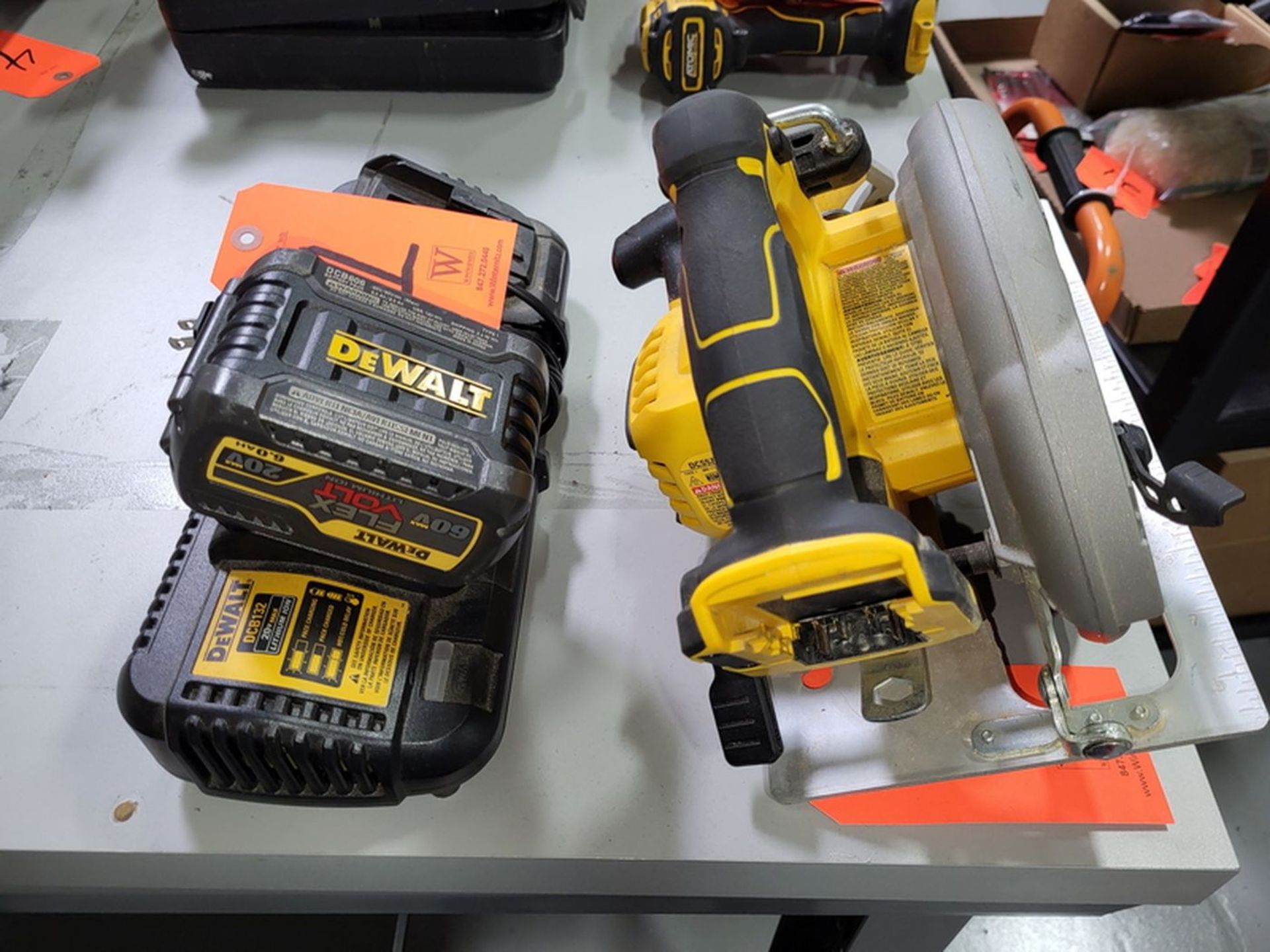 DeWalt 7-1/4 in. Cordless Circular Saw; 20-Volt Max., Includes Battery & Charger - Image 2 of 2