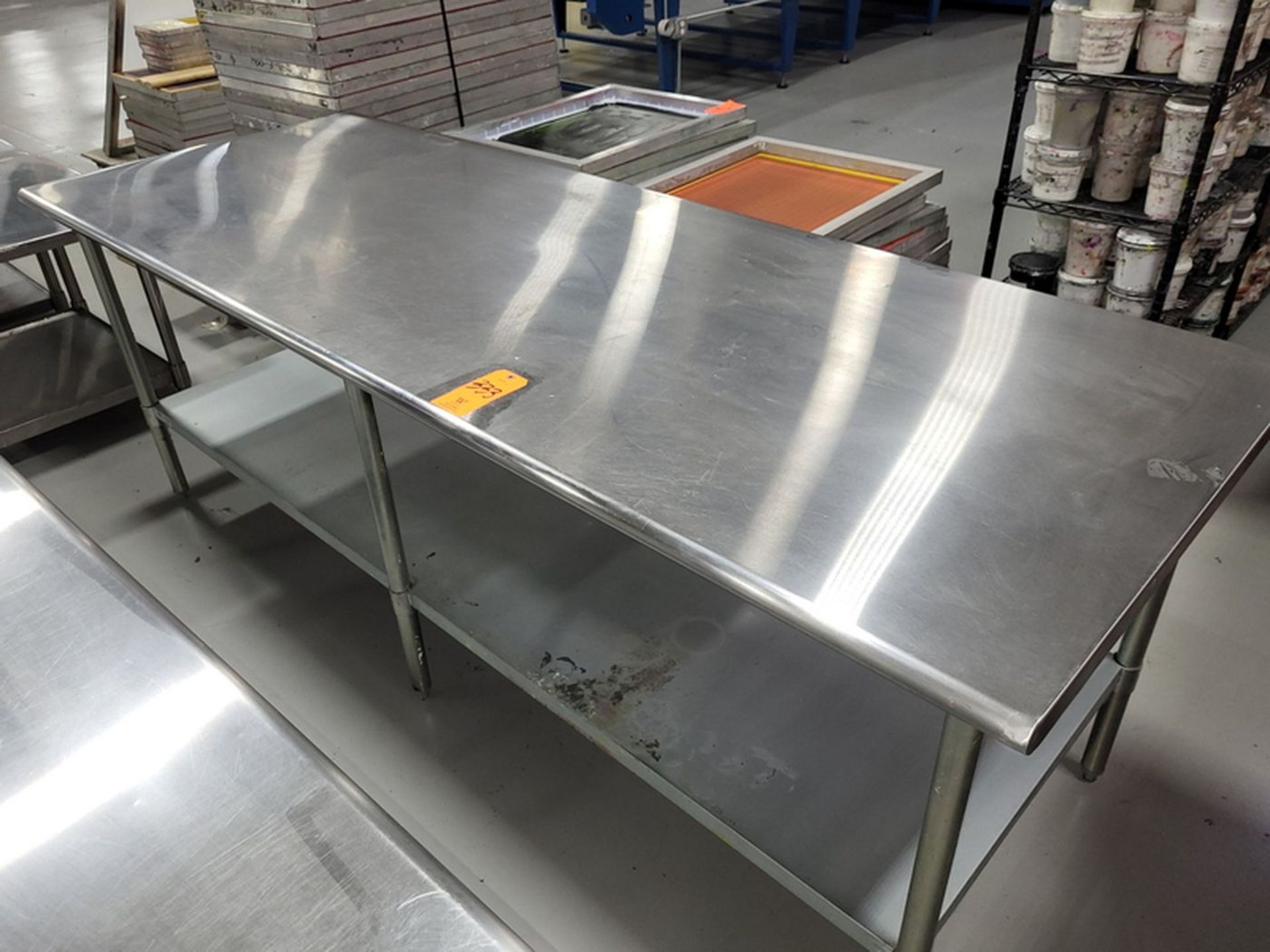 Stainless Steel Table; 8 ft. l x 36 in. d x 35 in. high