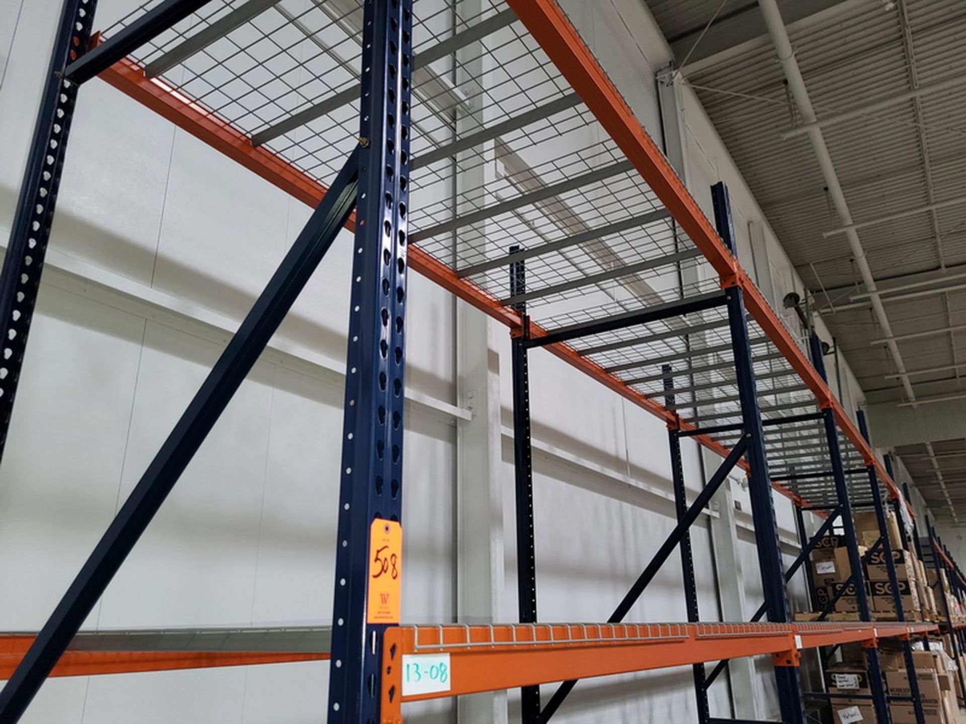 Lot - (5) Sections of Interlake Medium Duty Adjustable Pallet Racking; 8 ft. wide x 48 in. deep x 12 - Image 2 of 2