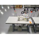 Juki Model DDL-8700-7 1-Needle Lockstitch Industrial Straight Stitch Sewing Machine, S/N: