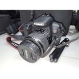 Canon EOS Rebel T8i Digital Camera; with EFS 18-55 mm Lens, Teathered Remote, (2) Battery Chargers