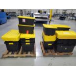 Lot - Assorted Plastic Tubs & Tops; on (2) Pallets, (22) Tubs approx.