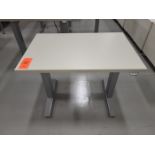 Electronic Height Adjustable Table; 36 in. x 24 in. deep