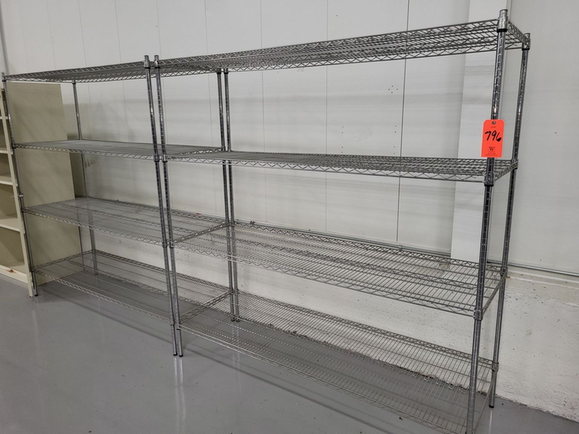 Lot - (2) Uline Wire Racks; 72 in. x 24 in. x 75 in. high