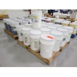 Lot - Assorted Unused Screen Print Chemicals; (26) Buckets, Includes (16) K2200 Epic Rival Sport