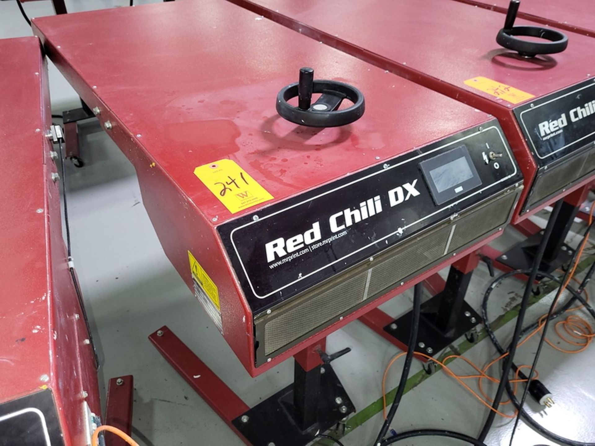 M & R Red Chili DX Model REDDX20244436A Freestanding Portable Quartz Flash Cure Unit, S/N: