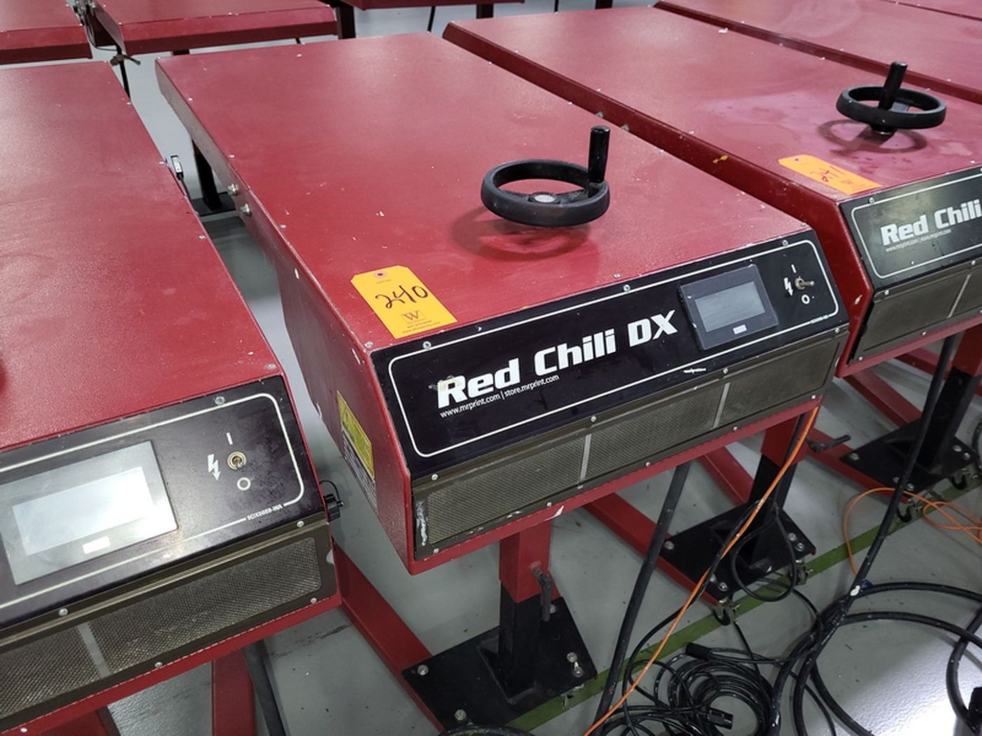 M & R Red Chili DX Model REDDX20244436A Freestanding Portable Quartz Flash Cure Unit, S/N: