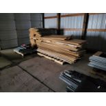 Lot - Light Duty Adjustable Racking; Includes Uprights, Steel Shelf Supports, and Particle Board