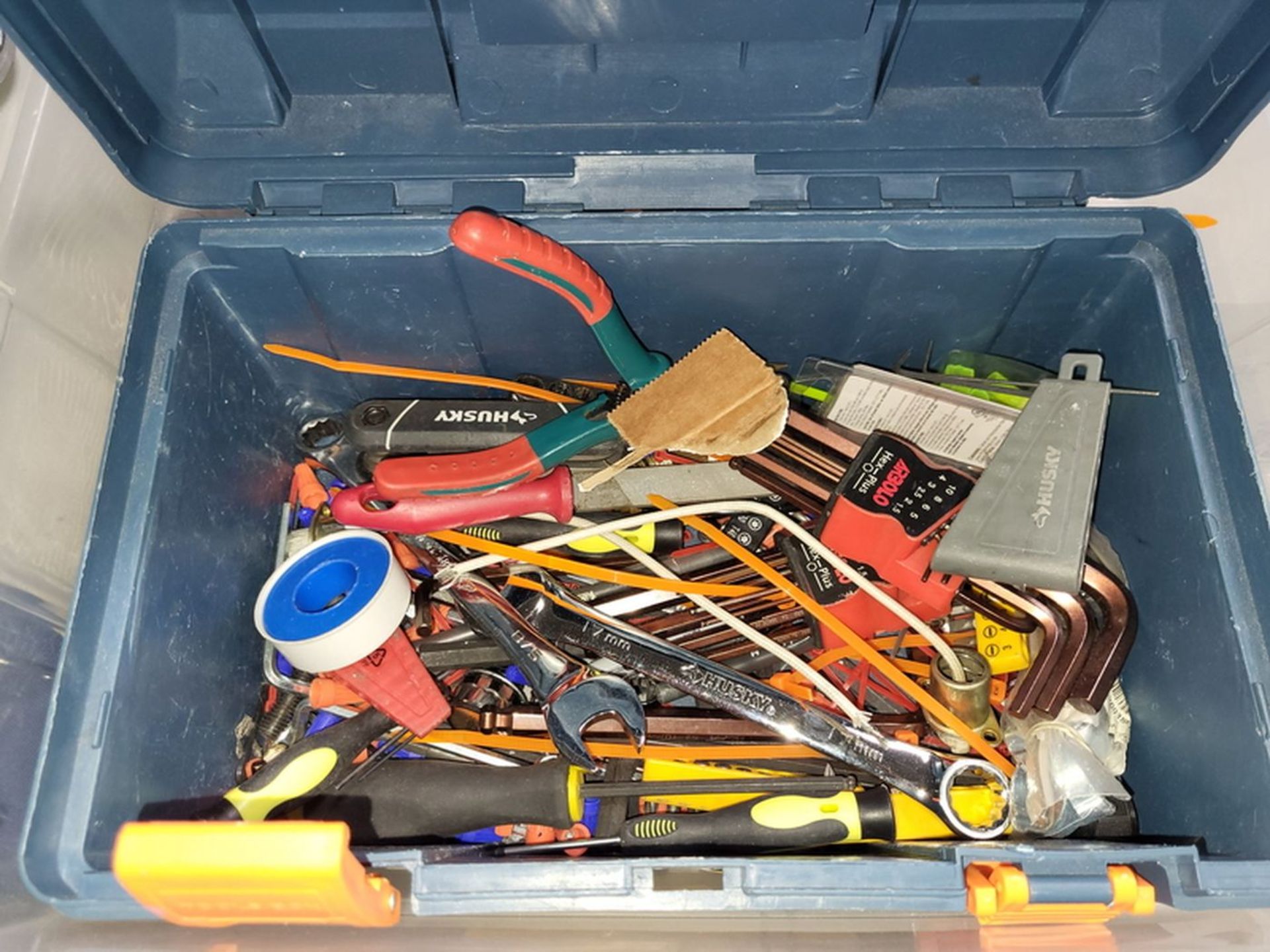 Lot - Assorted Hand Tools; in (9) Plastic Totes - Image 11 of 12