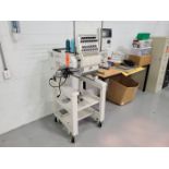 Tajima Model TMBR-S1501C 15-Needle Multicolor Head, Embroidery Machine, S/N: E1F02351 (2019); with