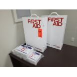 Lot - (5) Assorted First Aid Kits; Includes (2) 15.5 in. x 5.5 in. x 22 in. high Wall-Mount
