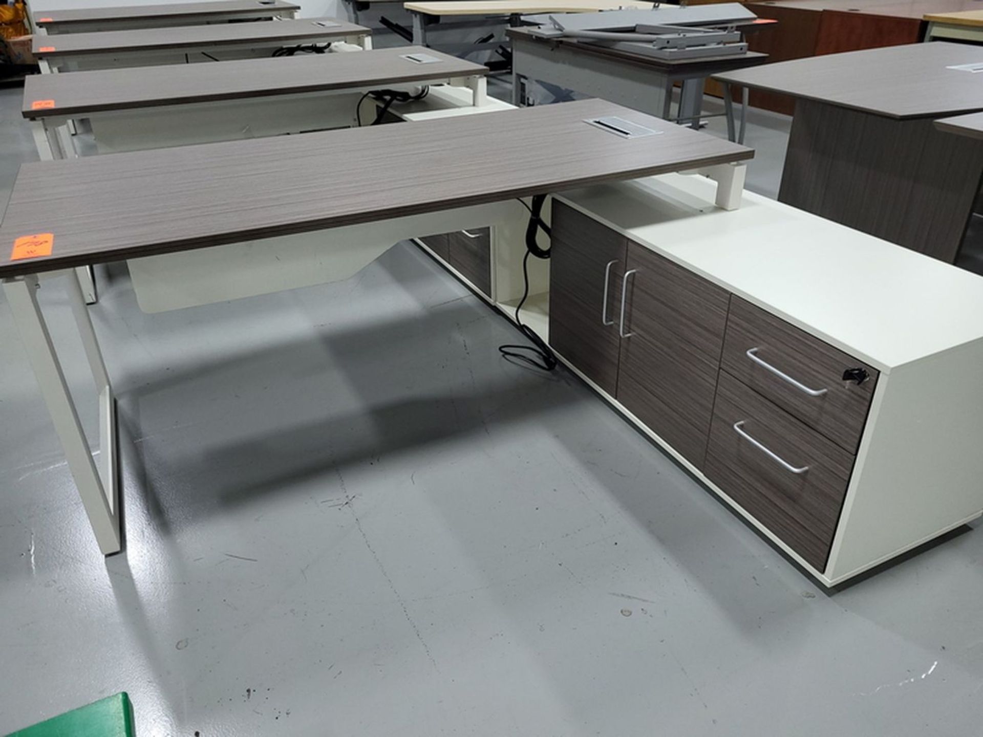 Lot - (2) L-Shaped Desk Units; - Image 3 of 3