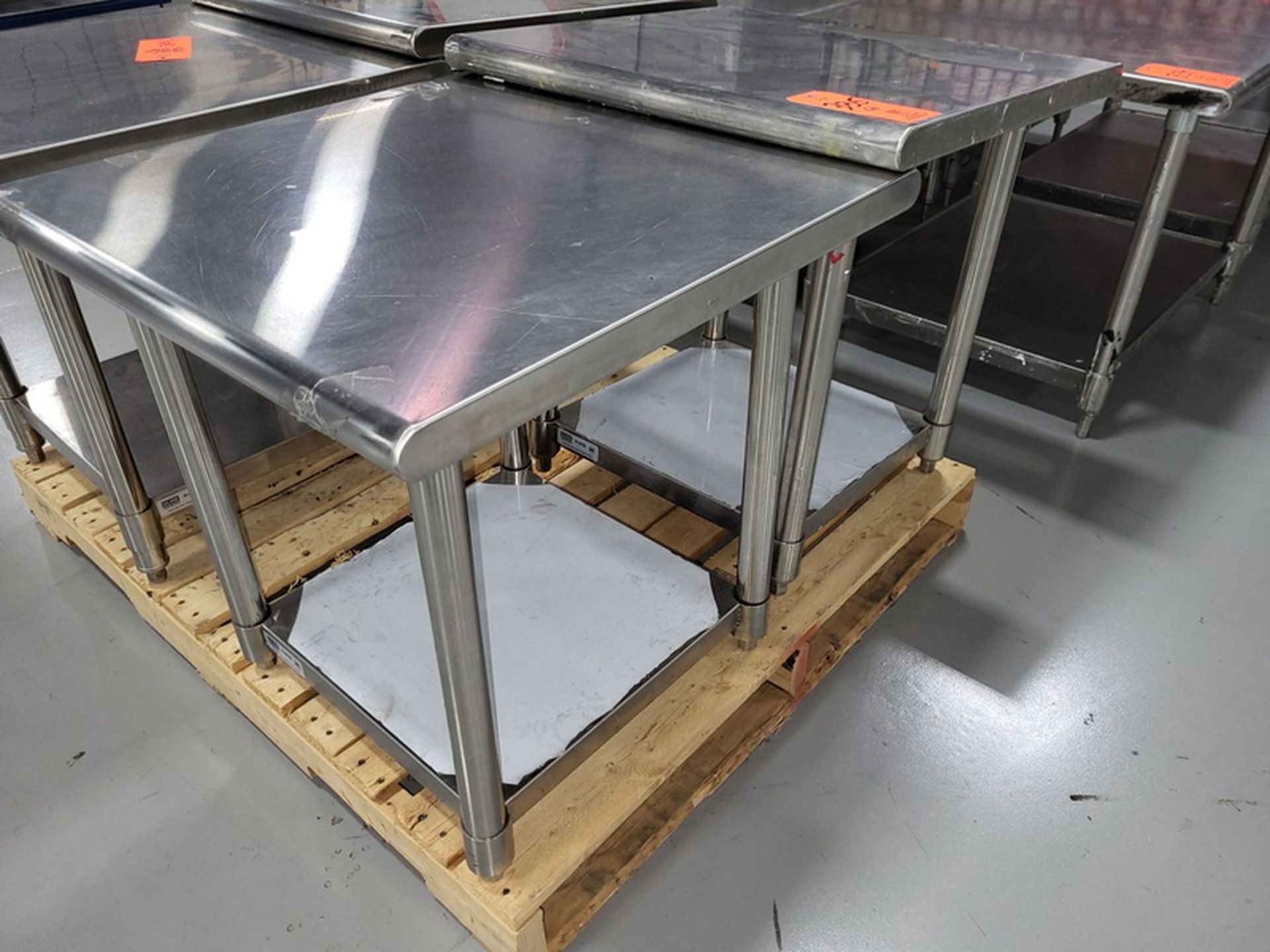 Lot - (2) Stainless Steel Tables; 24 in. w x 24 in. d x 24 in. high - Image 2 of 2