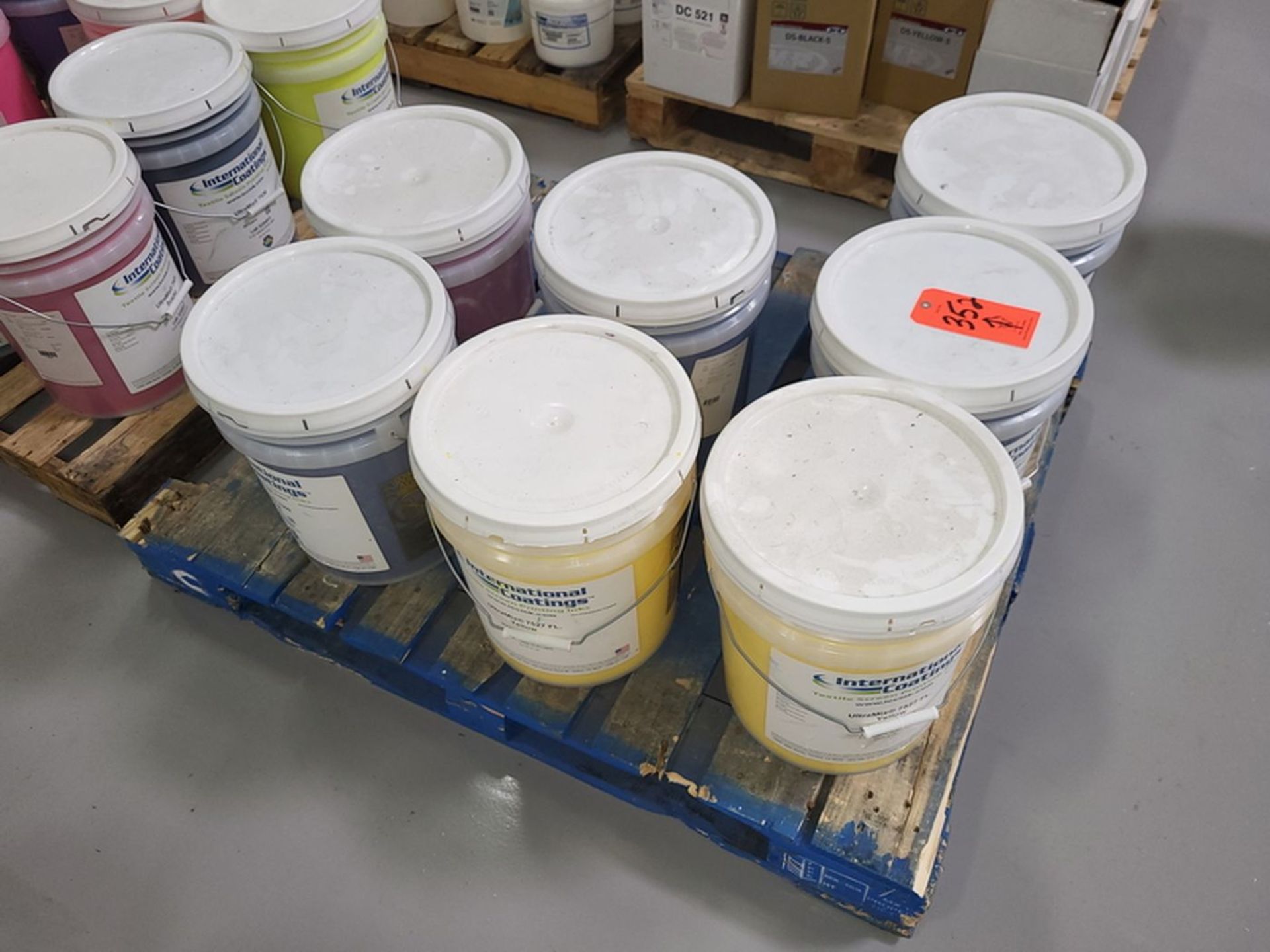 Lot - Assorted Unused Screen Print Chemicals; (16) Buckets, Includes (2) International Coatings - Image 2 of 3