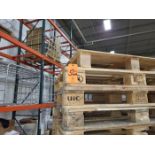 Lot - Assorted Wood Pallets (95) approx., in (1) Row