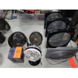 Lot - (8) Assorted Desk Fans;