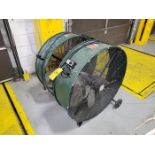 Lot - (2) King 36 in. Dia. 3-Speed Model SFDC-900BF0 Portable Shop Fans; (Not in Service)